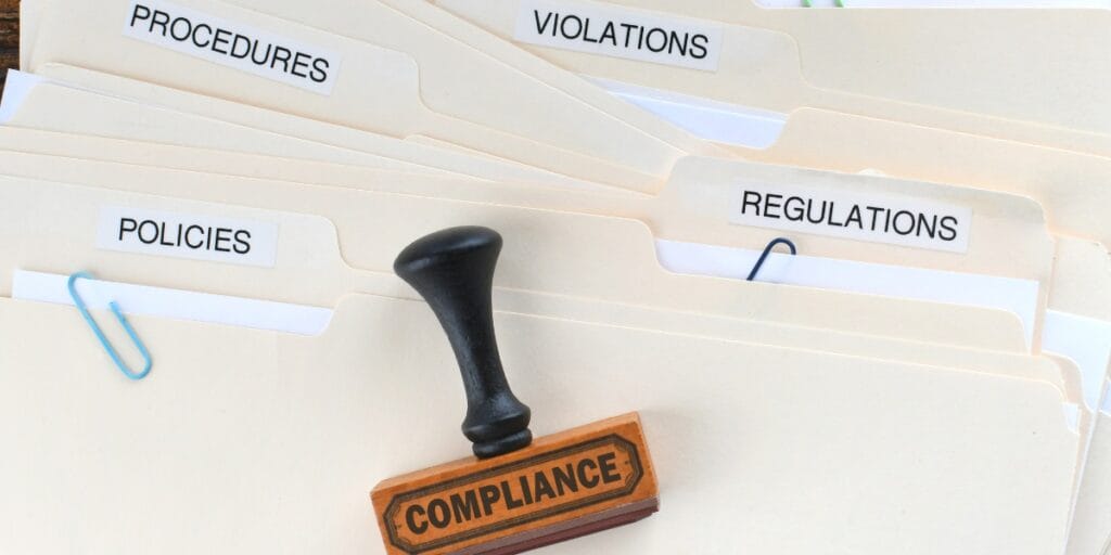 Compliance Stamp Policies Regulations Folders